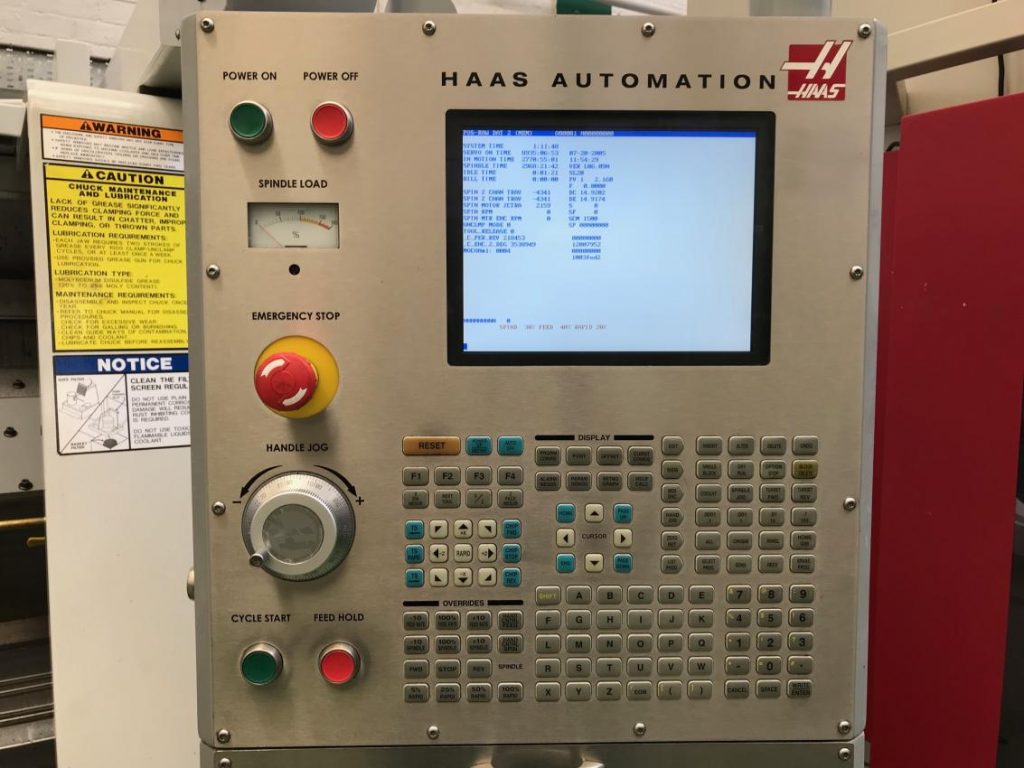 28524 HAAS SL20 CNC Lathe with Haas Control. Year 2005 5 GM Machinery