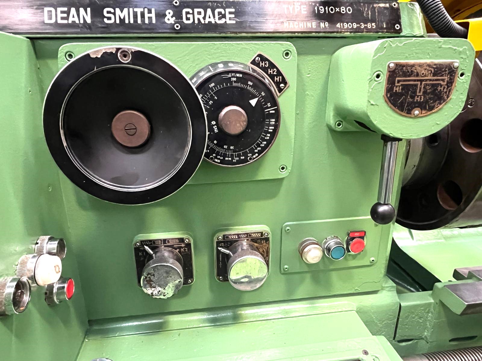 Centre Lathes/DEAN SMITH & GRACE Type 1910 x 80” (2032mm) Gap Bed Centre Lathe