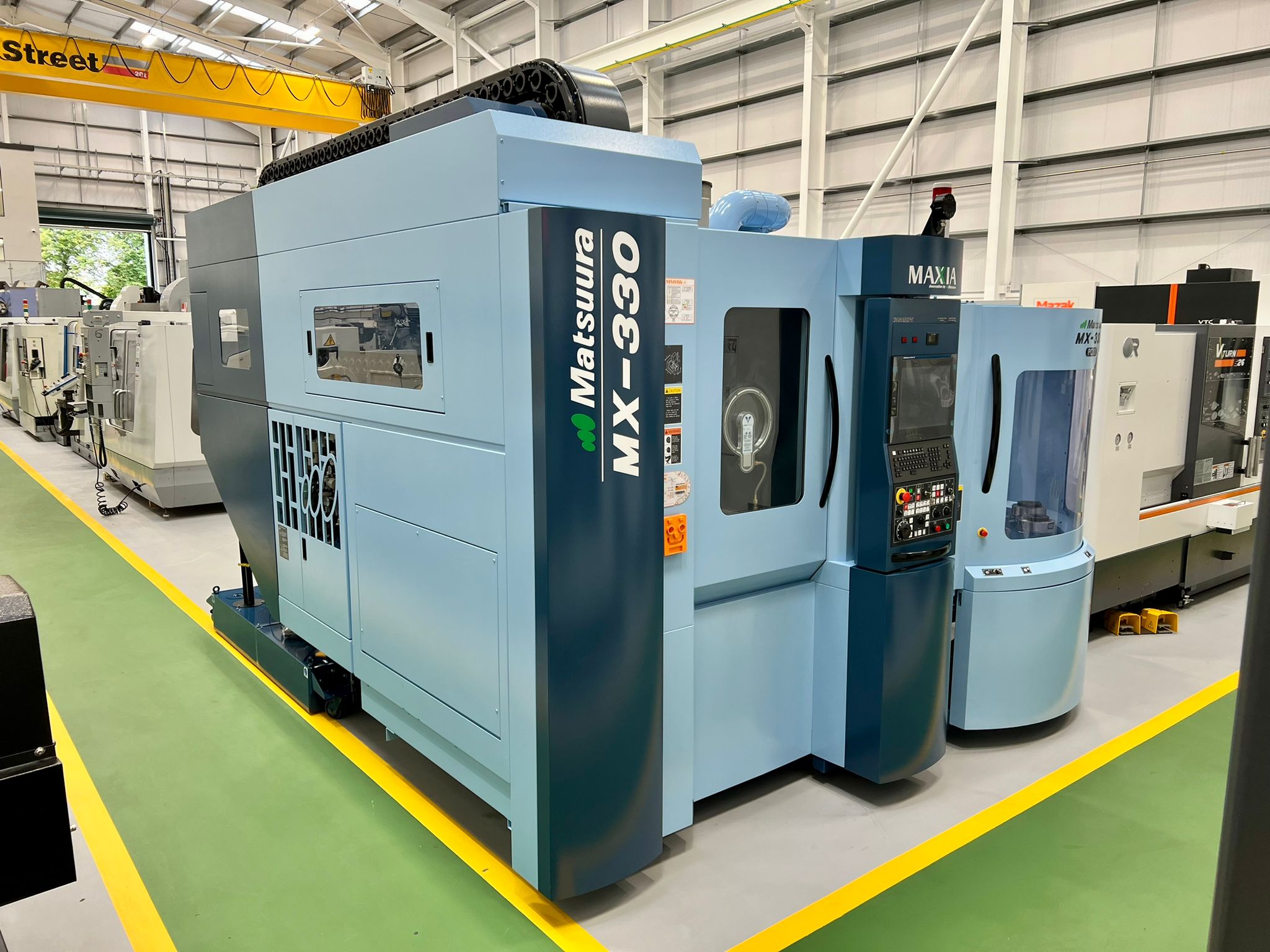 MATSUURA MX-330 10 Pallet 5 Axis Vertical Machining Centre with Matsuura G-Tech  31i Touch Screen Control. Installed 2022 - GM Machinery