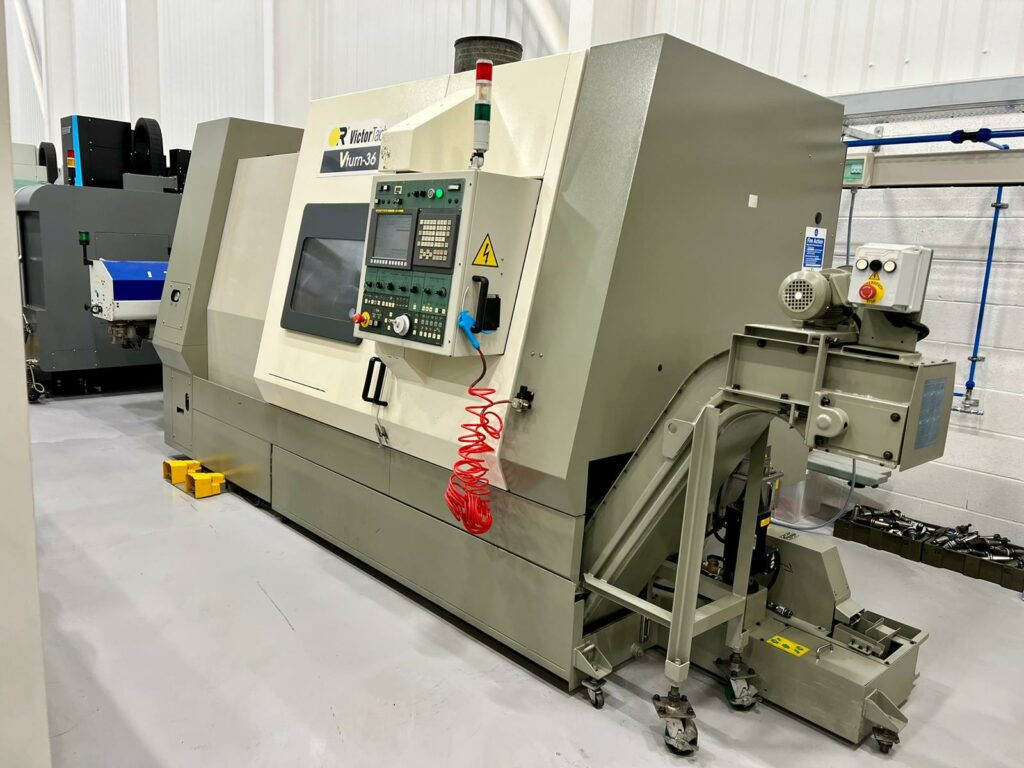 Victor Vturn 36 85 Cnc Lathe With Fanuc 0i-t Control. Year 2012 - Gm 