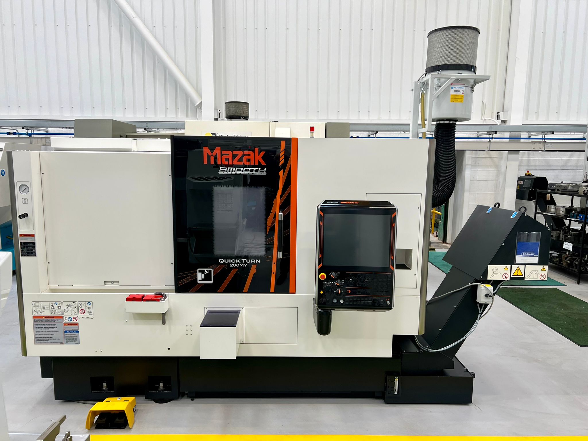 Lathes (CNC and Manual)/MAZAK Quickturn 200MY CNC Lathe with Smooth Control. C & Y Axis.  Year 2019