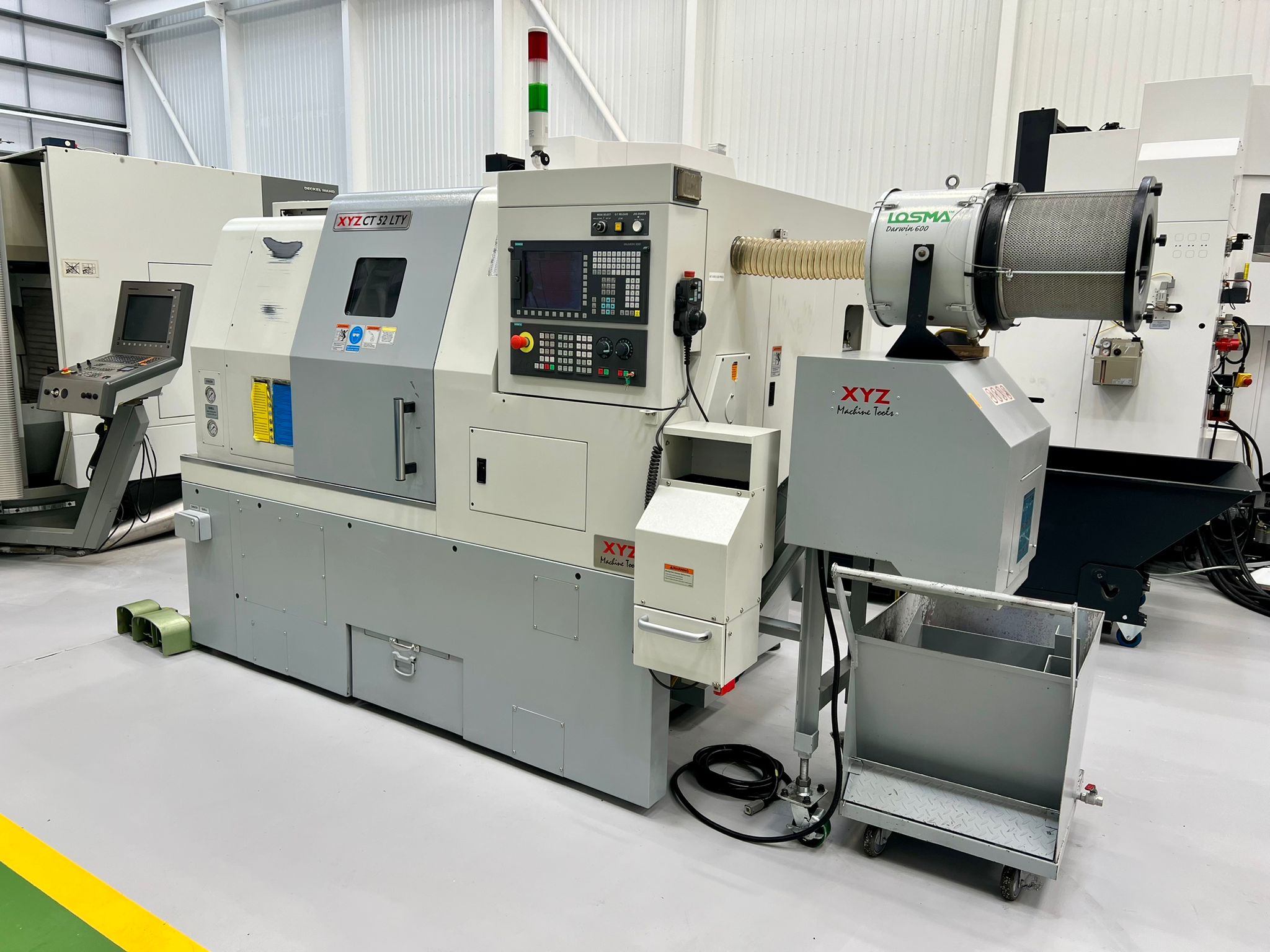 Lathes (CNC and Manual)/XYZ CT52 LTY CNC Lathe with Y Axis & Driven Tooling. Siemens Sinumerik 828D Control. Year 2015