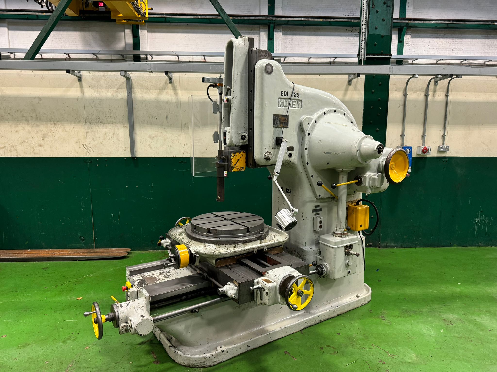 Toolroom Slotters/MOREY (USA) 12” Slotting Machine with 24” dia Rotary Table